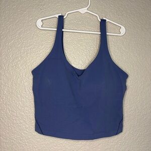 Lululemon Align Tank Top Blue Built in Bra